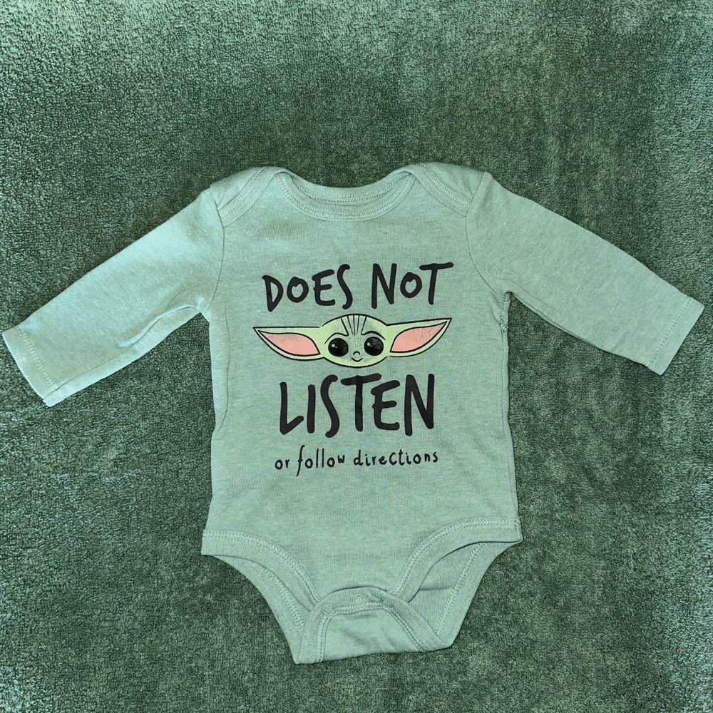 STAR WARS BABY ONESIE